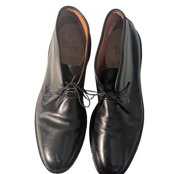 Vintage 90\'s Allen Edmonds Dundee Men\'s Chukka Boots 13B Black main image 11